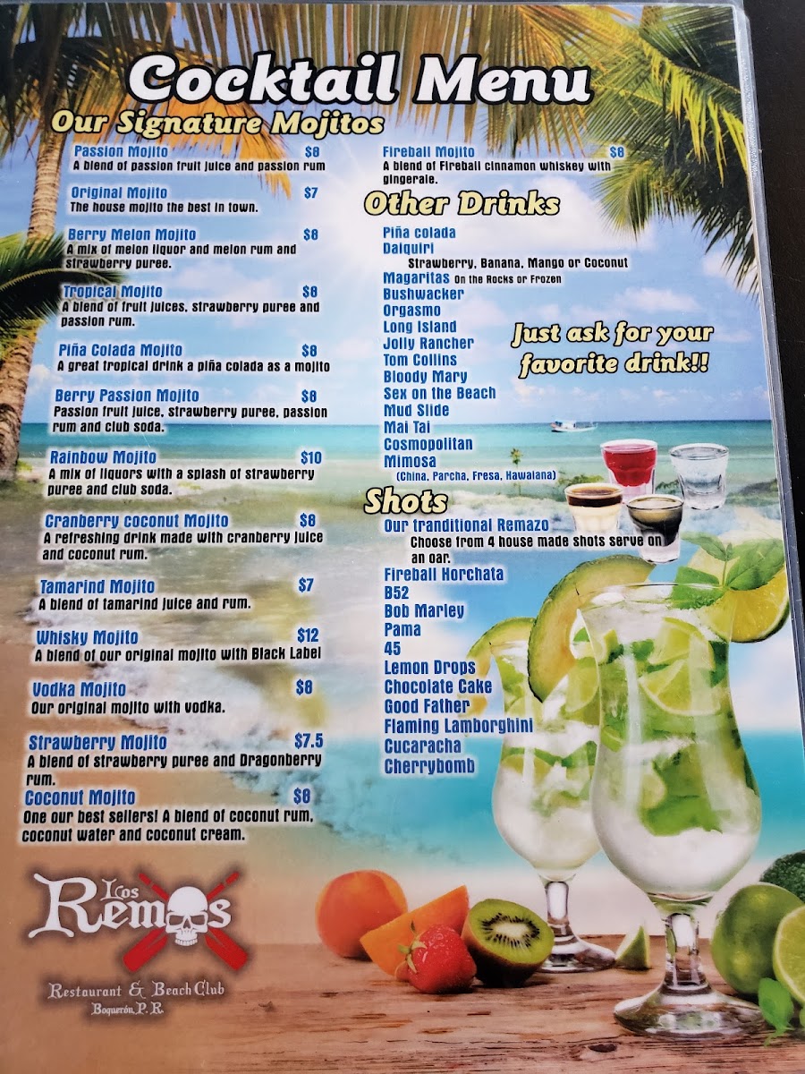 Menu Los Remos Restaurant-1